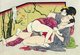 Japan: A man and a woman making love. Shunga 'Spring Picture' woodblock print by Kitagawa Utamaro (1753-1806), c. 1795-1800